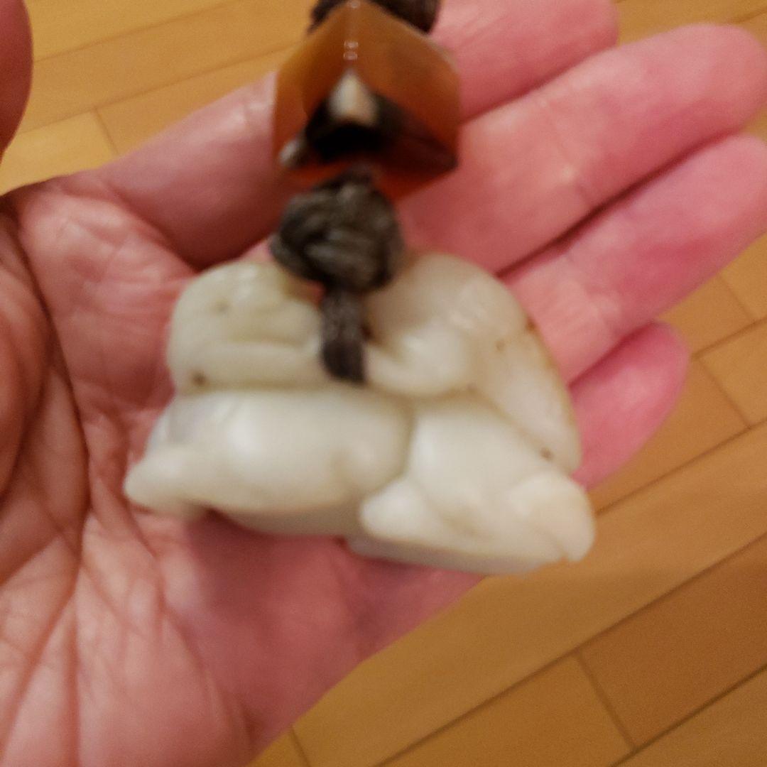 香港で買った石のお守りの置物