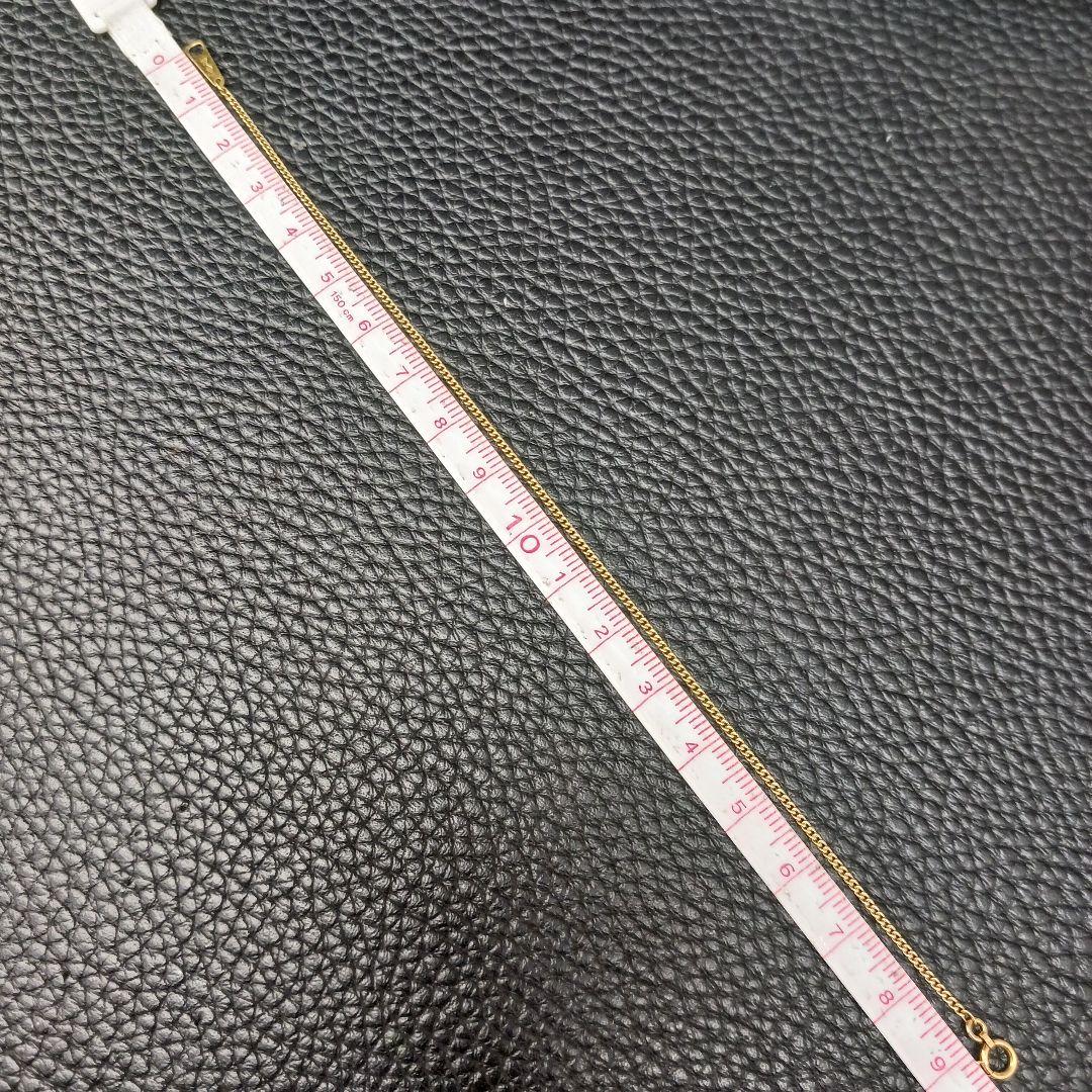 (B020913) K18 YG 喜平2面シングル ブレスレット ホールマーク