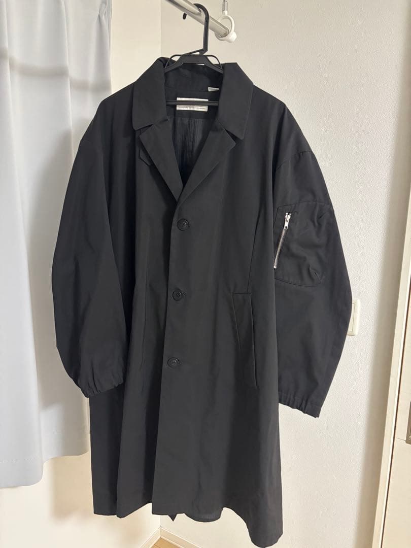 Random Identities ブラックナイロンジャケット Sサイズ