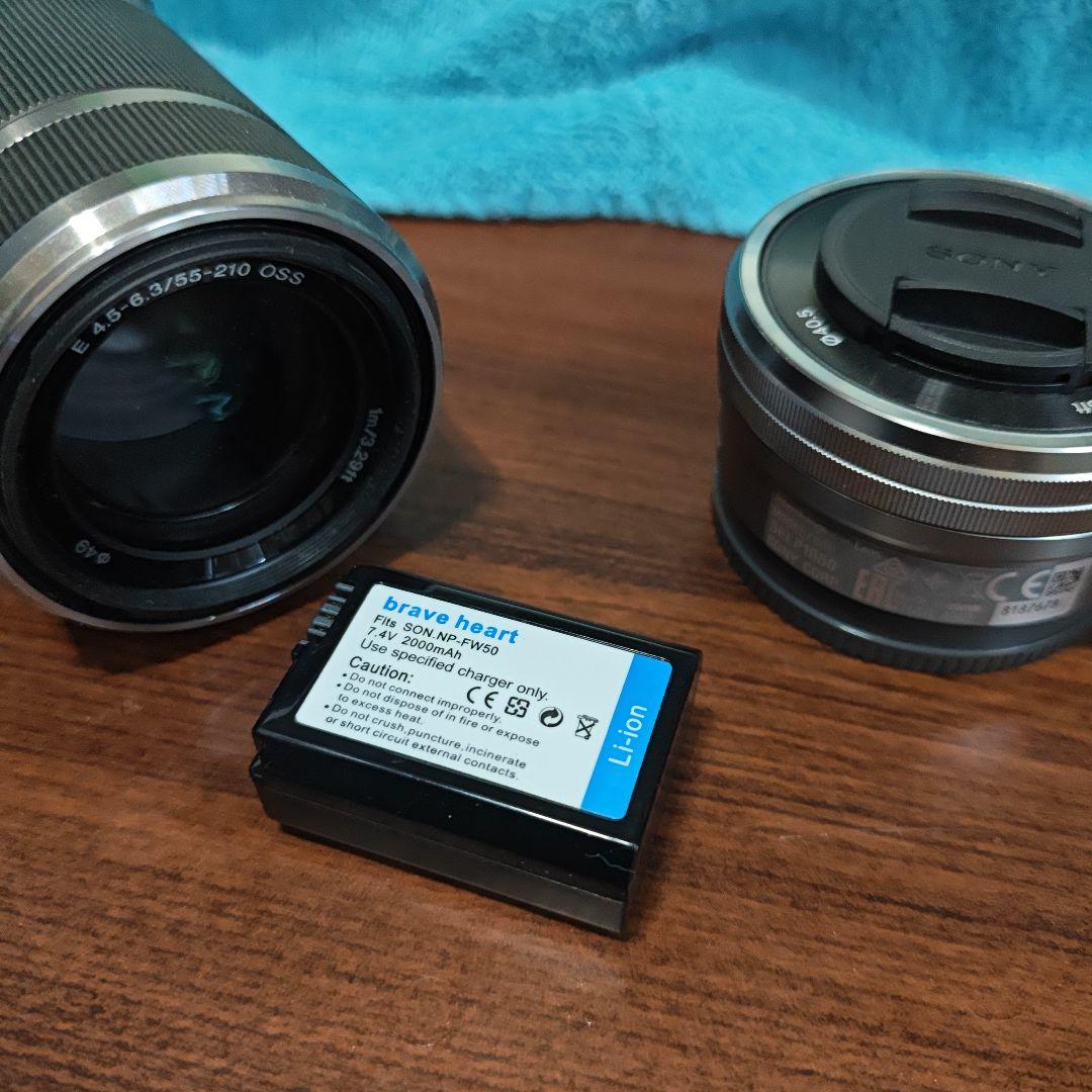 【値下げ】SONY ミラーレス一眼 ‪α‬5100 ズームレンズ バッテリー2個