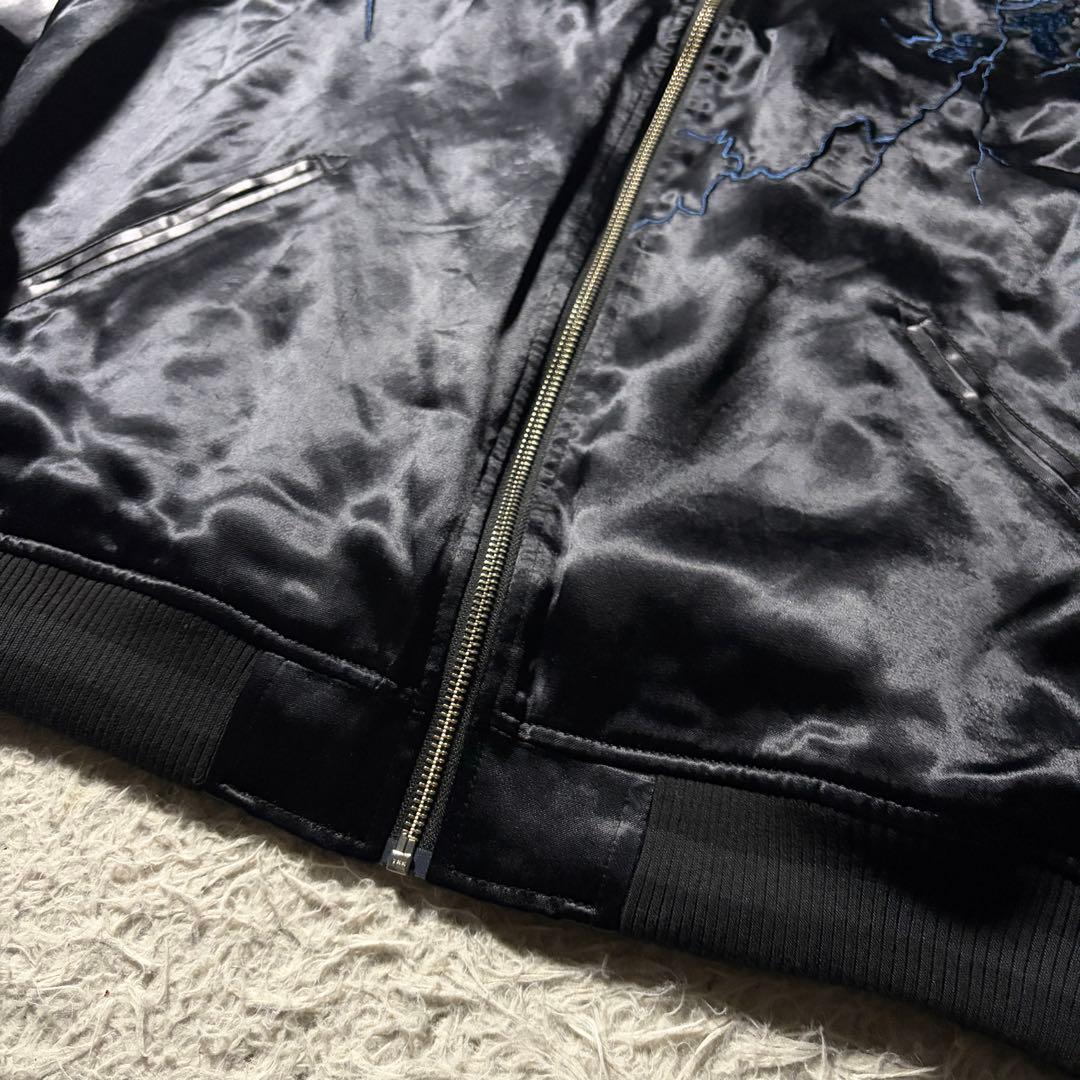 未使用/タグ付き■絡繰魂　粋　スカジャン　リバーシブル　キングダム　王騎 XL