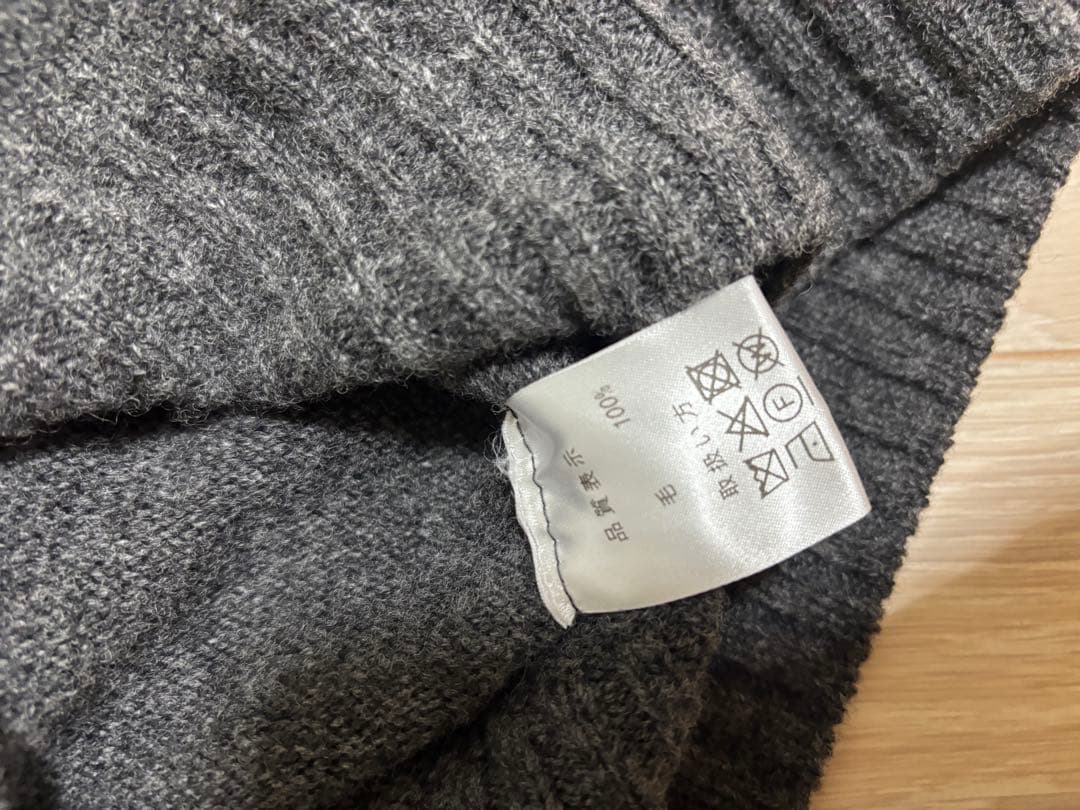2025awmachatt クーマラムウールニット マチャット　グレー