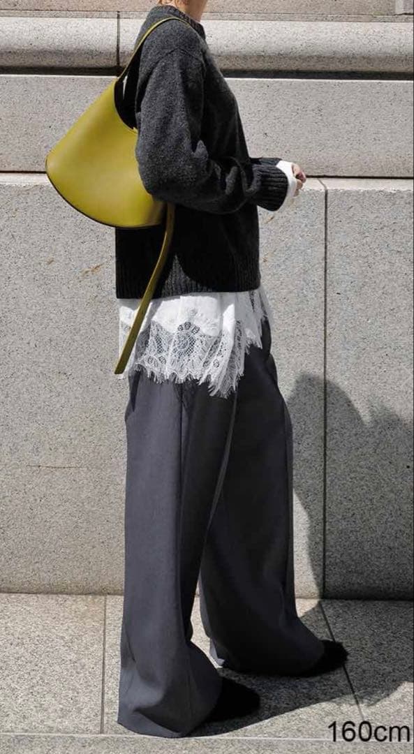 2025awmachatt クーマラムウールニット マチャット　グレー