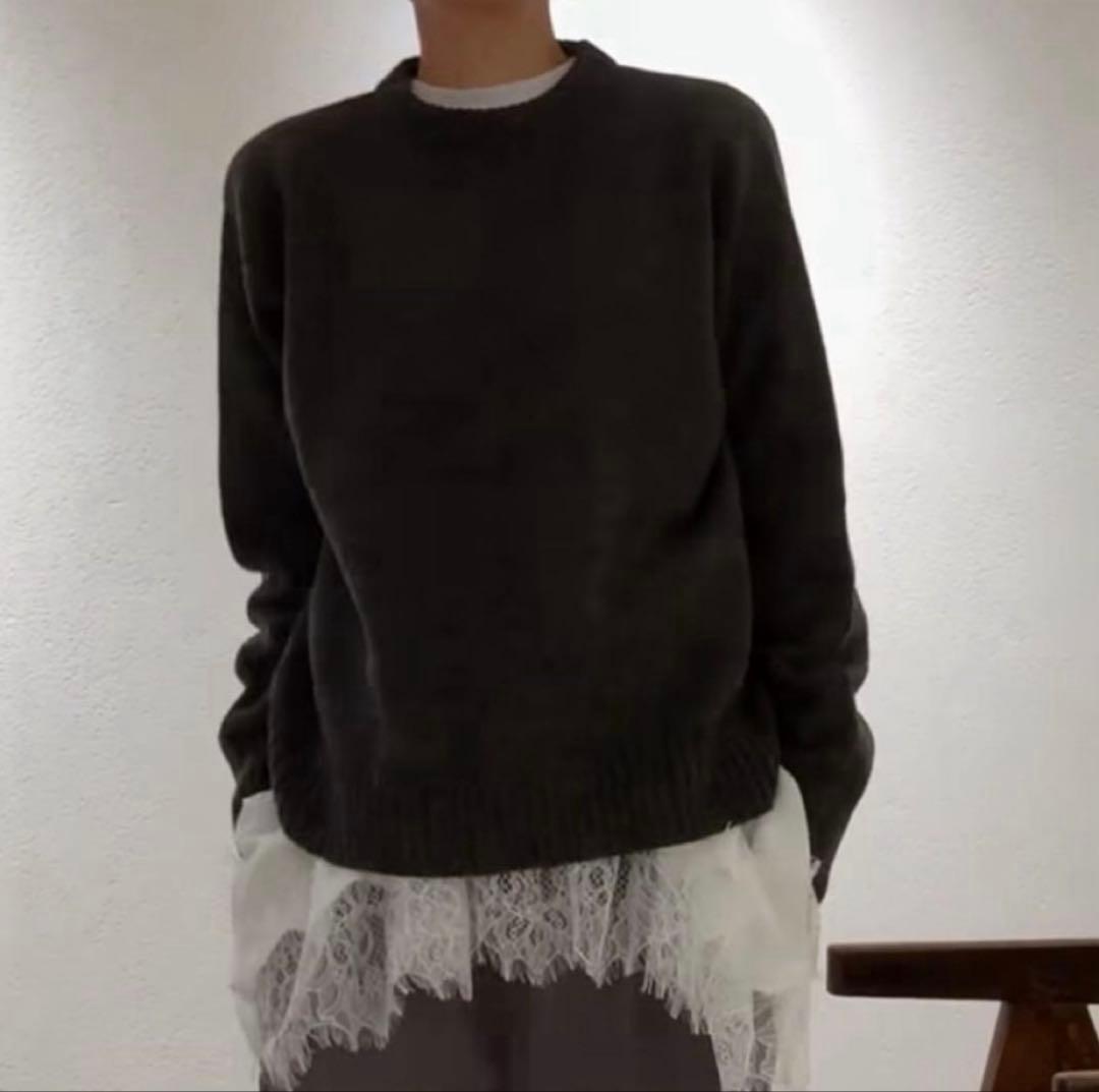 2025awmachatt クーマラムウールニット マチャット　グレー