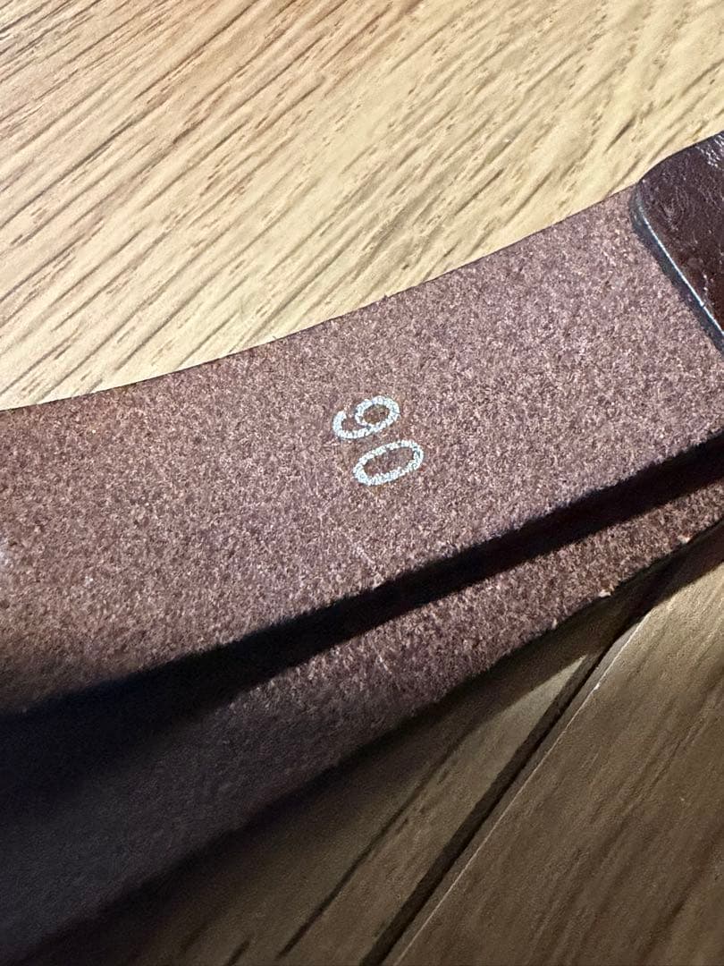 William ウエスタン コンチョ プンターレ ベルト ブラウン 90