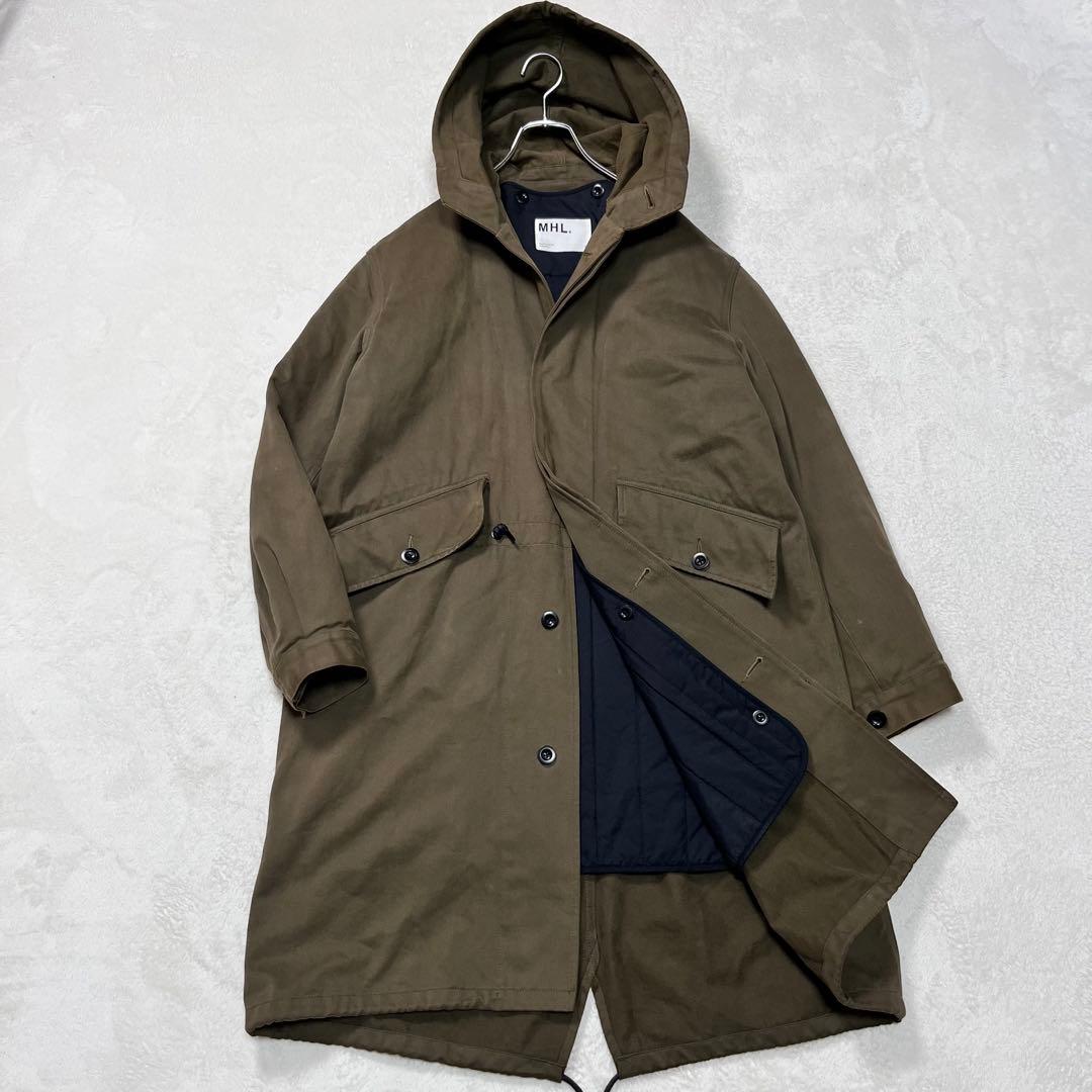 『MHL.』モッズコート ライナー脱着可 ドローコード マーガレットハウエル