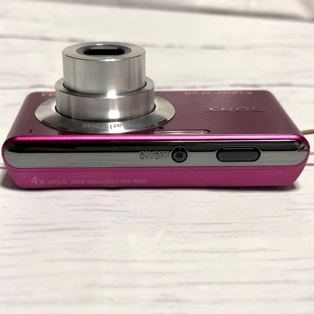 ソニー SONY Cyber-Shot DSC-W530 デジカメ ピンク