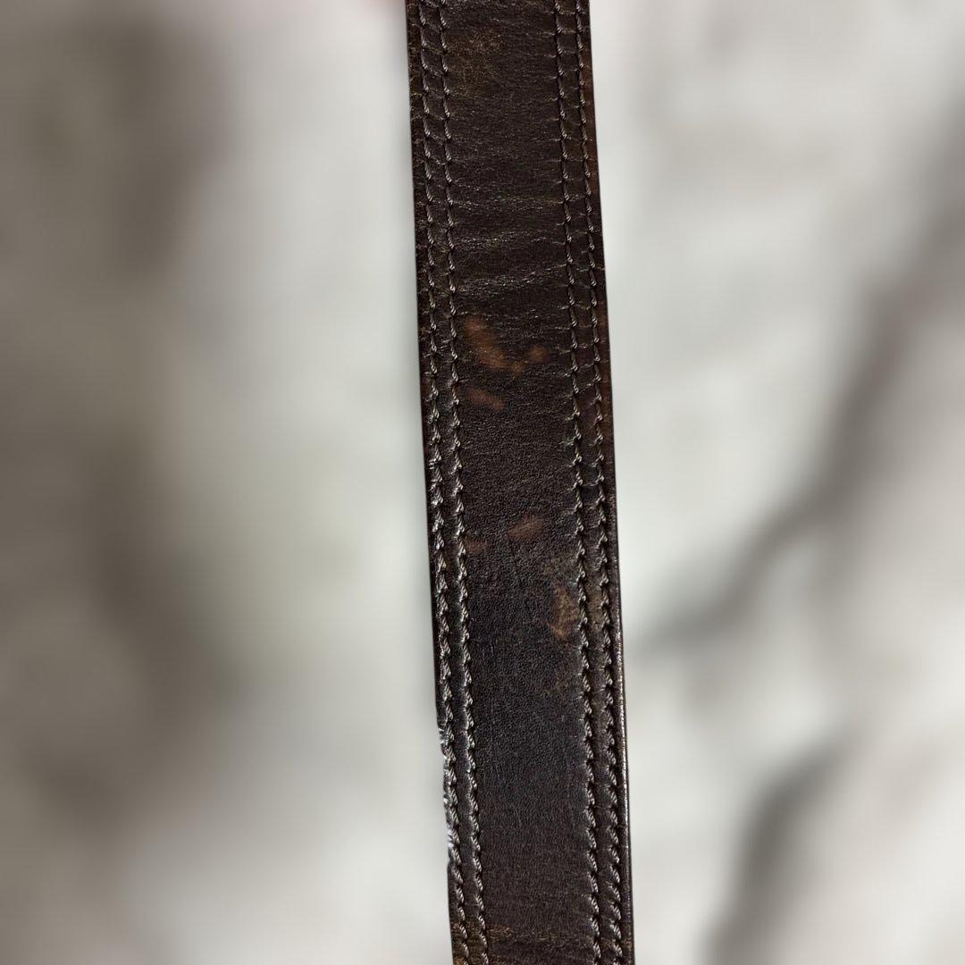 Dior Homme ブラウンレザーベルト