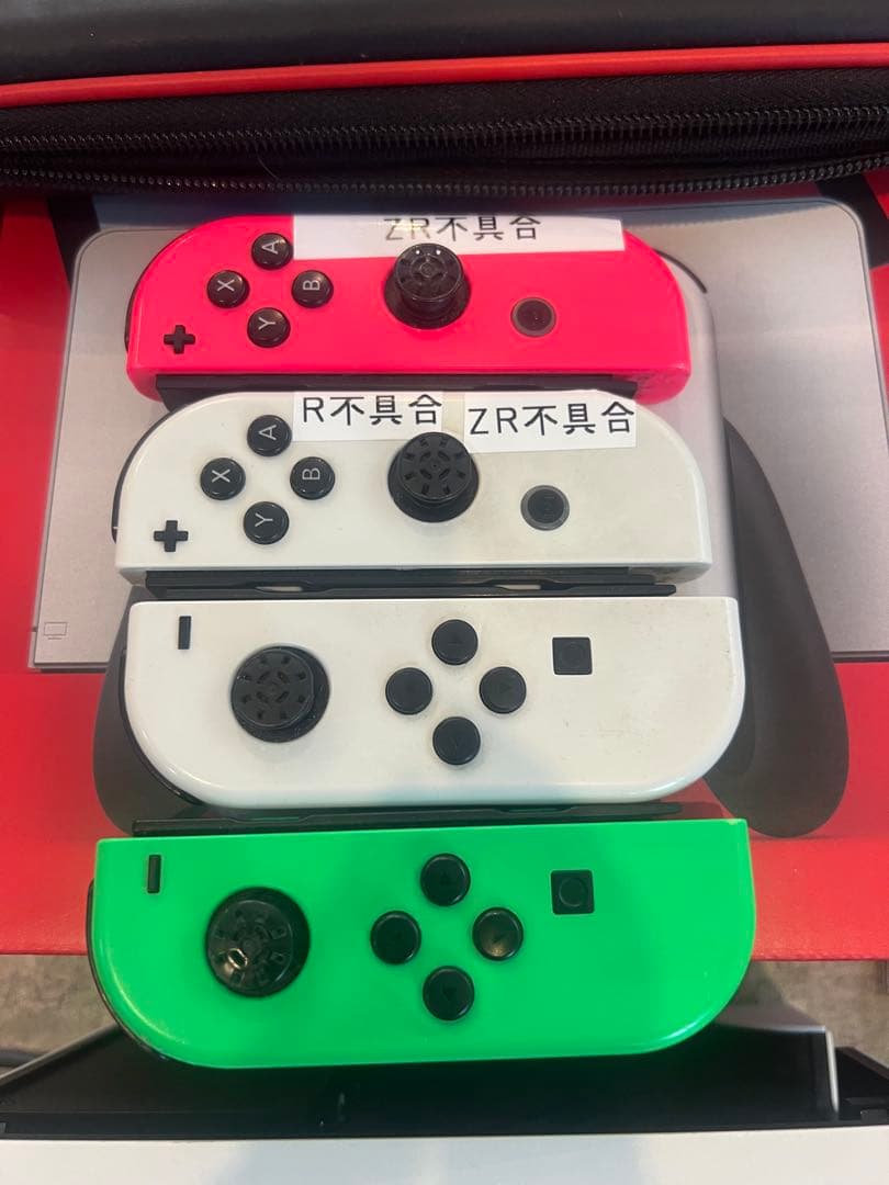 Nintendo Switch有機EL.ジョイコン不具合あり　64GB SD付き