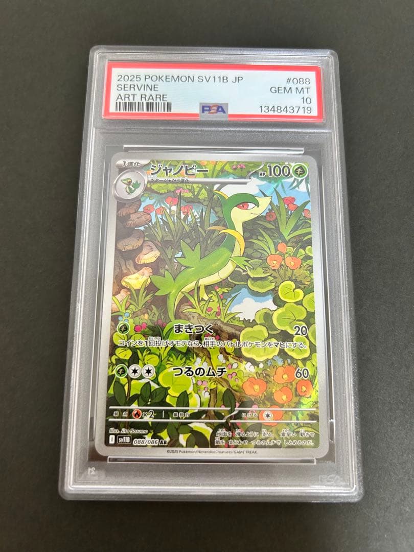 ポケモンカード　ツタージャ、ジャノビー、ジャローダ PSA10 3連番