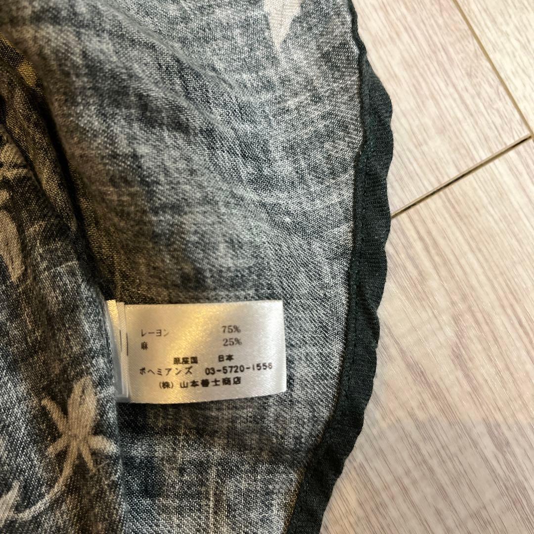 m*a様 BOHEMIANS レーヨン シャツ 鳥 花 サイズ2