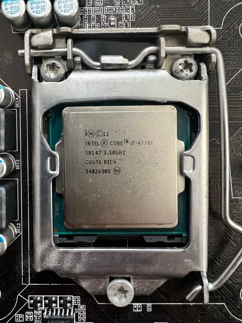 Intel i7-4770K マザボ ddr3,16GB cpuクーラーセット