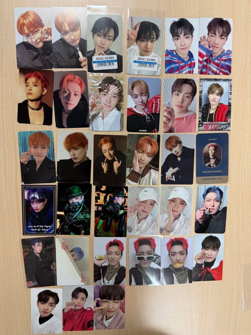 ATEEZ ホンジュン　各種トレカセット