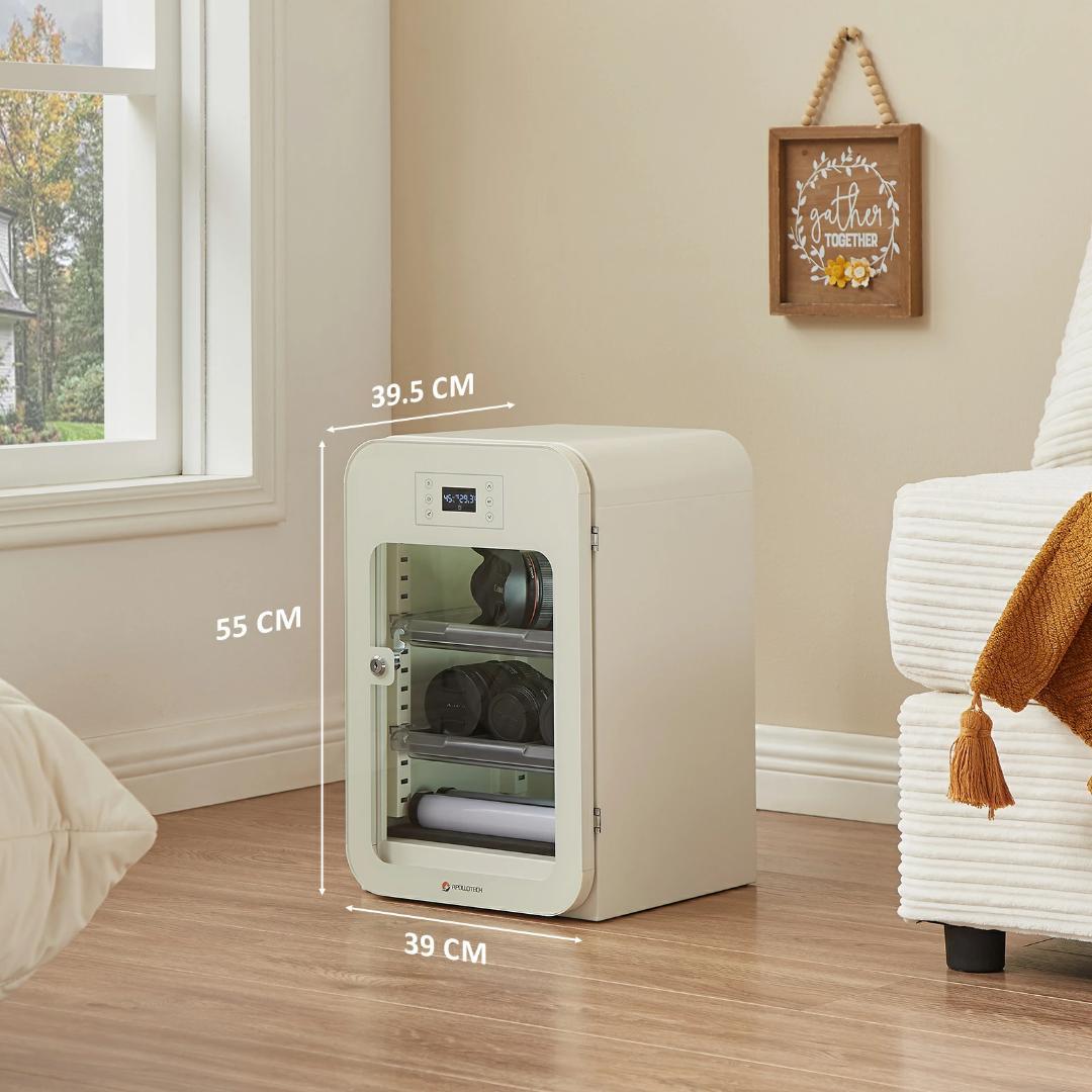 ⭐展示品未使用⭐防湿庫ドライボックス/おしゃれにカメラ、フィギィア、お茶の収納！