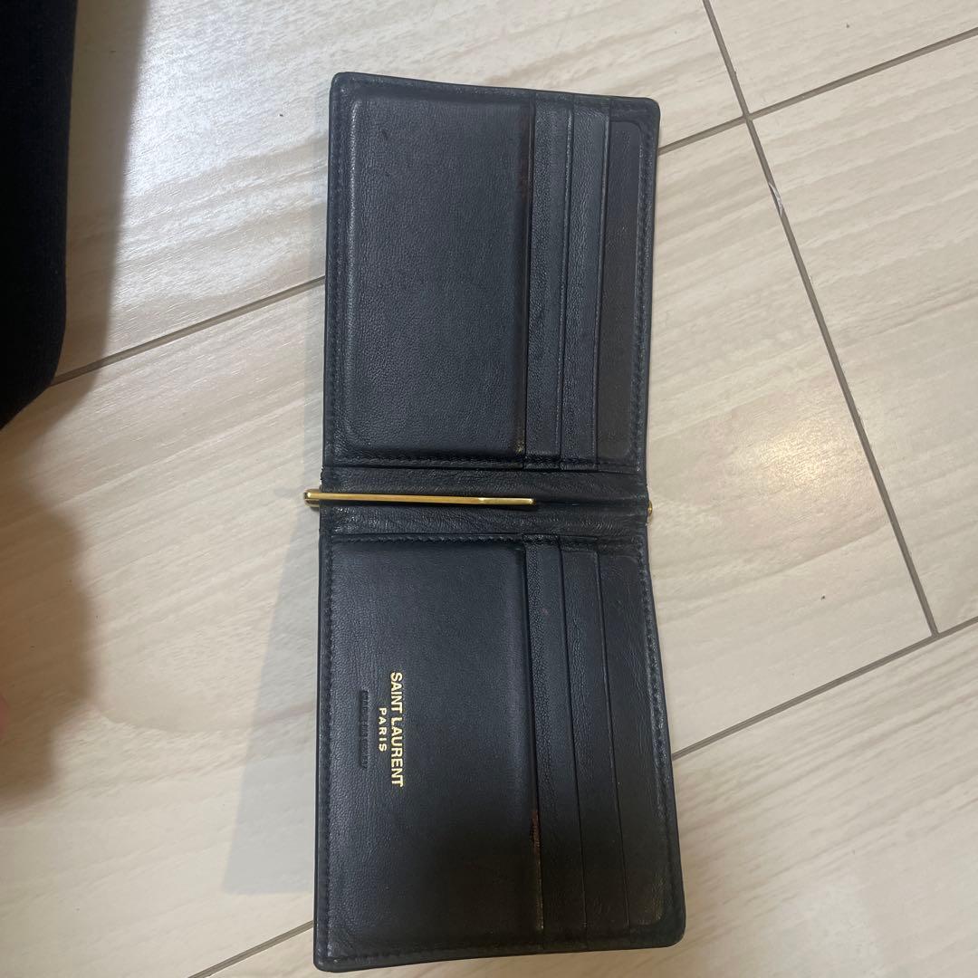 Saint Laurent ブラック マネークリップ