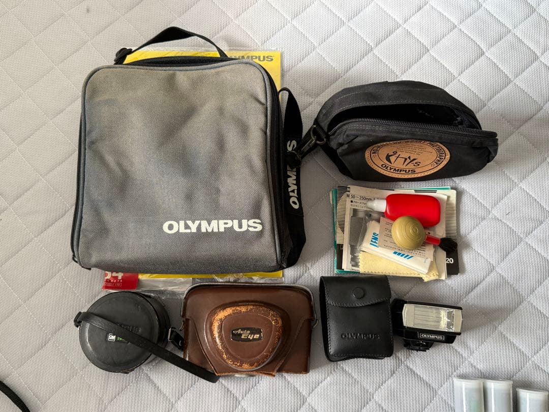 オリンパス　オールド一眼レフ&PEN レンズ　フィルム　ケース　セット