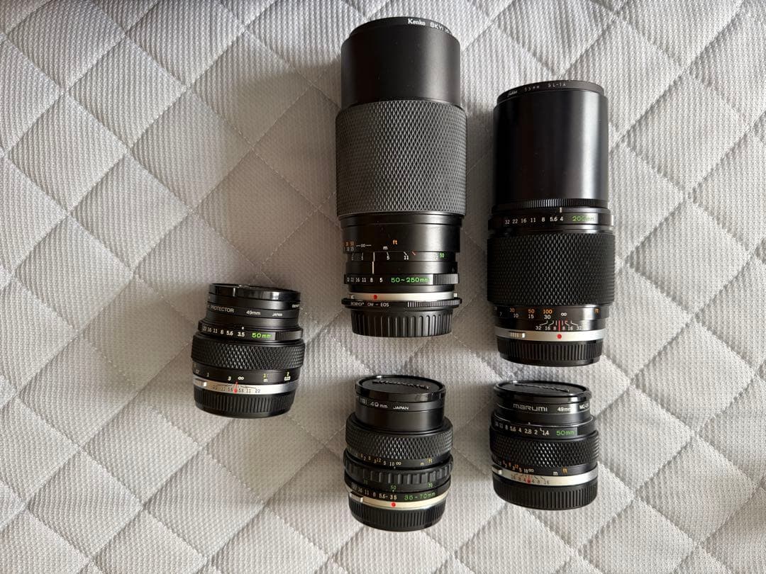 オリンパス　オールド一眼レフ&PEN レンズ　フィルム　ケース　セット