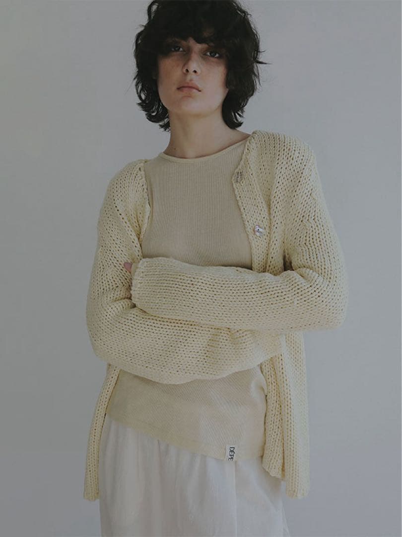 ETRE TOKYO リリヤーンハンドニットカーディガン