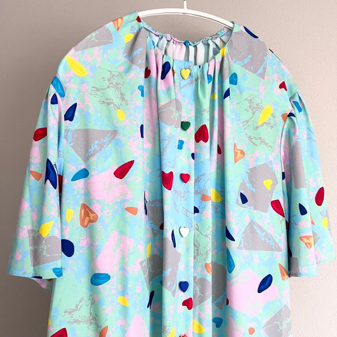 R*☆様 MUVEIL 2025ss ストーンプリントドレス