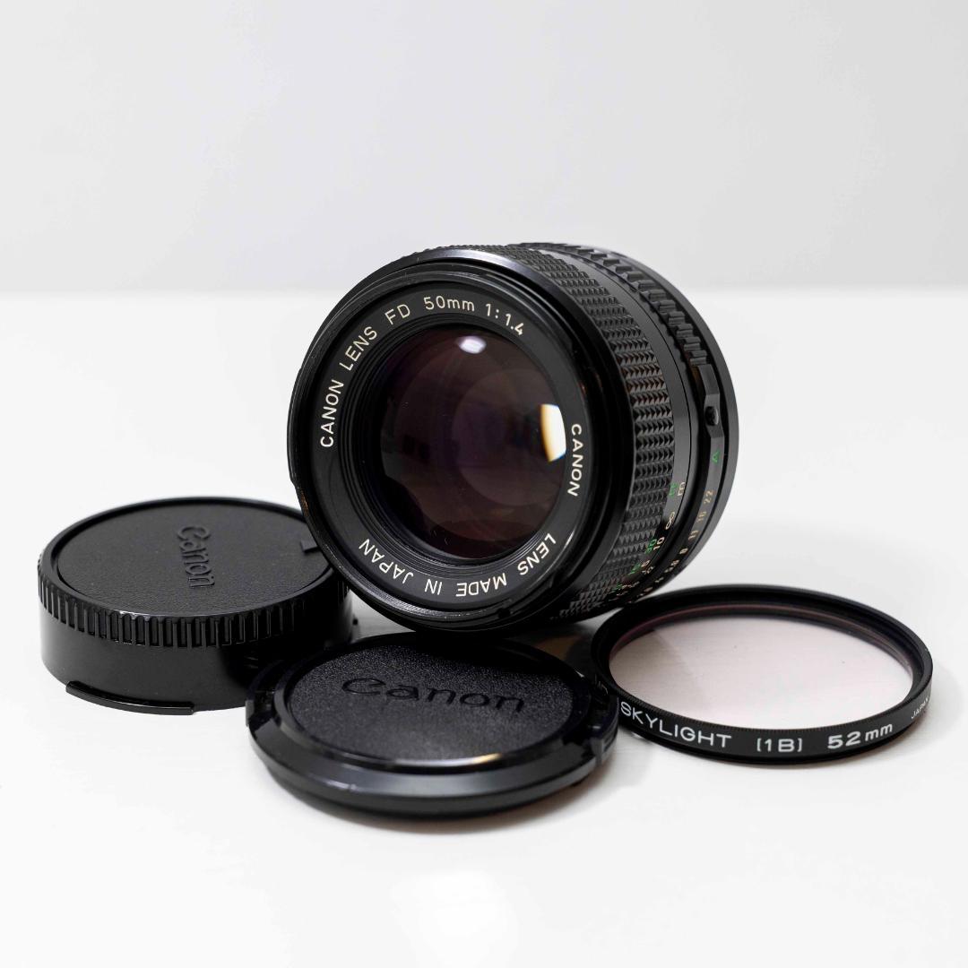 【美品/試写有】Canon New FD 50mm f/1.4 オールドレンズ