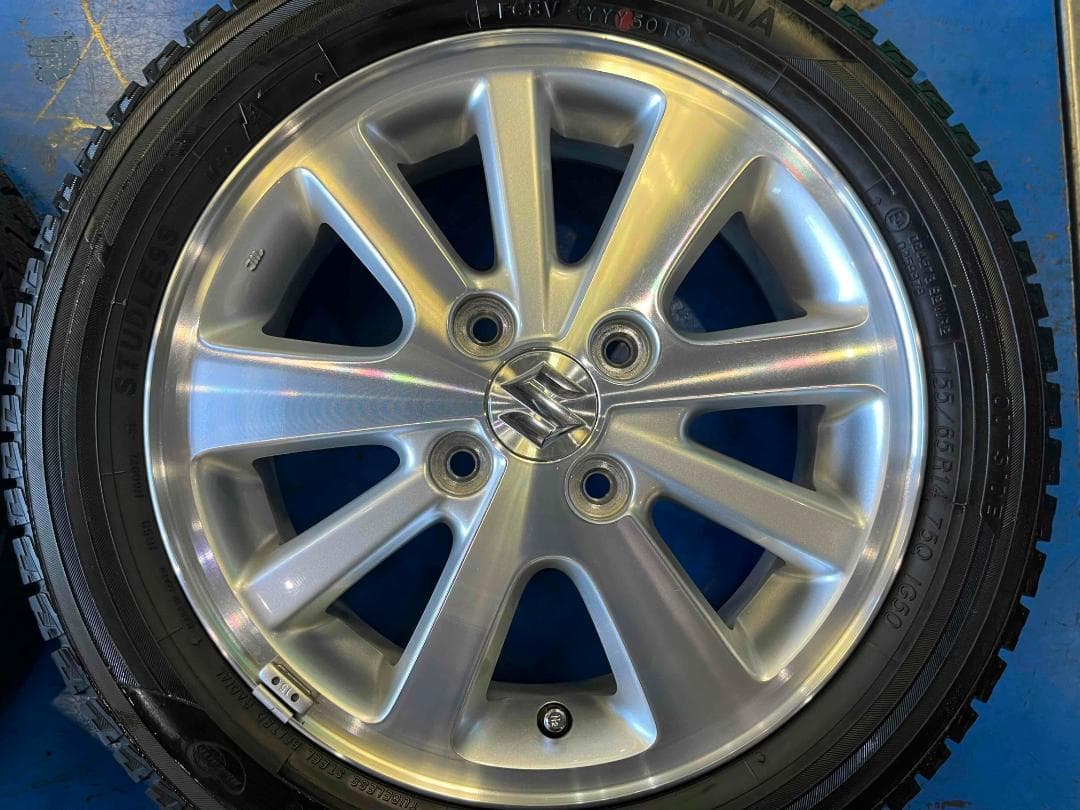 スタッドレス ワゴンR エブリィワゴン アルト スペーシア スズキ純正