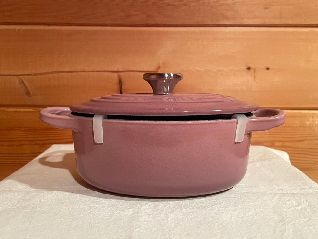 LE CREUSET ホーロー鍋 パープル　17cm MAUVE PINK