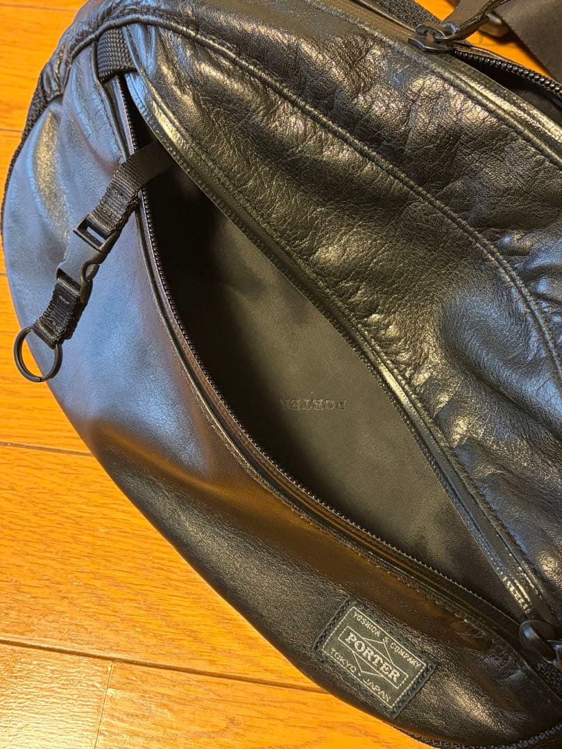 PORTER ポーター ZOOM ズーム レザー ウエストバッグ ボディバッグ