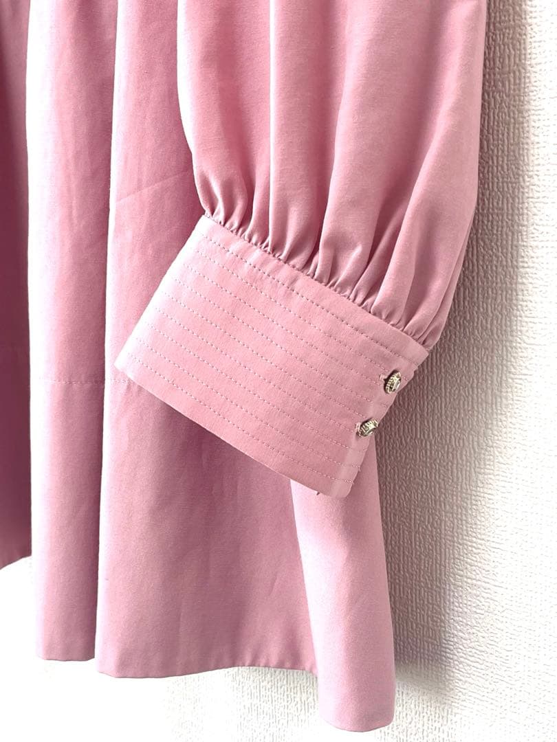 新品・58,300円☆MORABITO SPELL/ブラウスチュニック ピンク