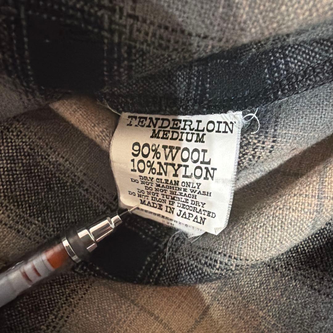 【最終値下】08AW Mサイズ テンダーロイン T-WOOLチェック キムタク