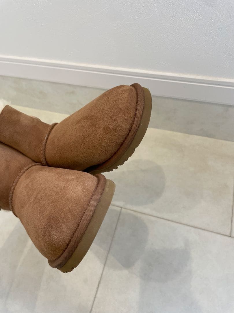 【新品・未使用】アグ(UGG)ミニベイリーボタン★チェスナット★ 36