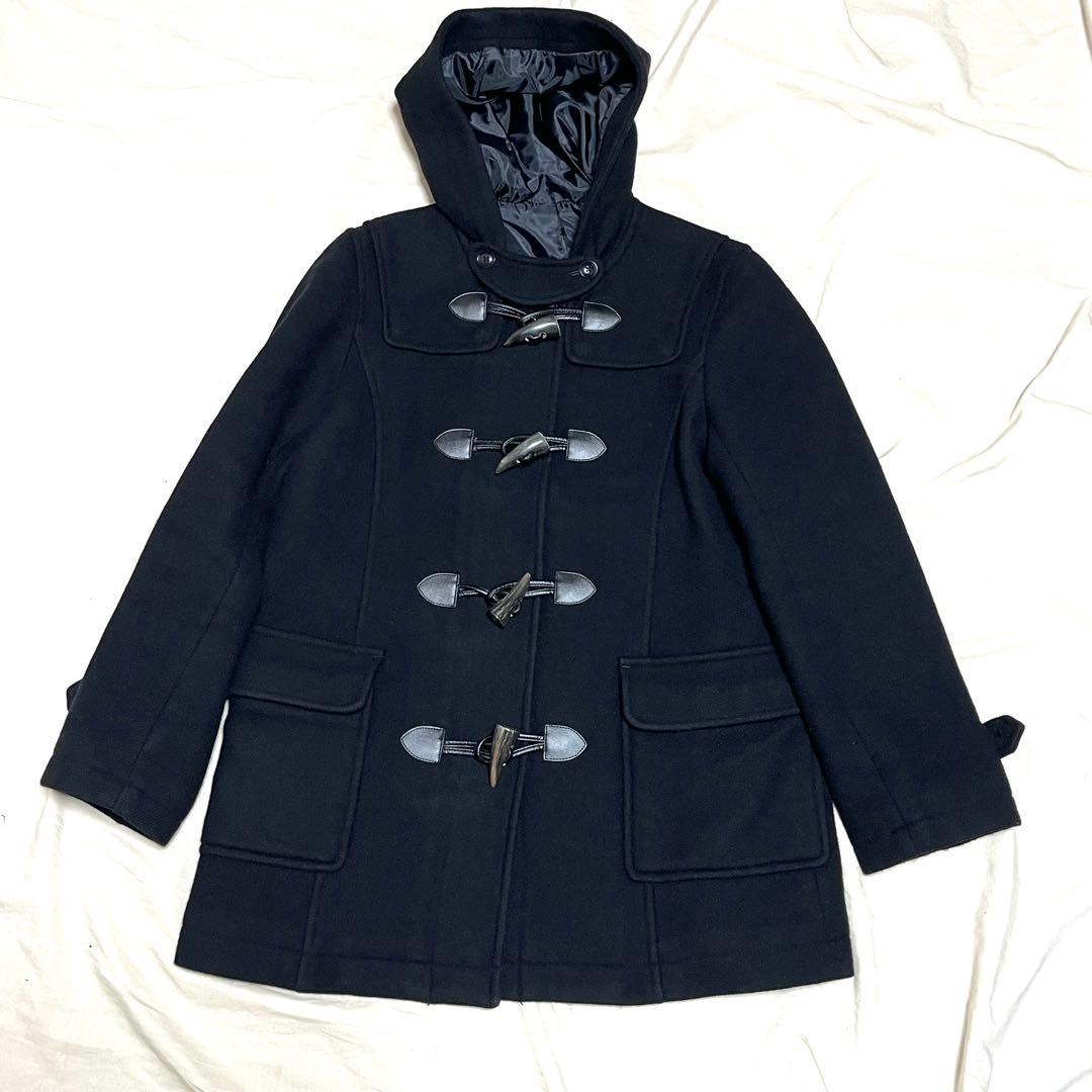 【美品】イーストボーイ　ヴィーナス　ダッフルコート　アンゴラ　ブラック　M