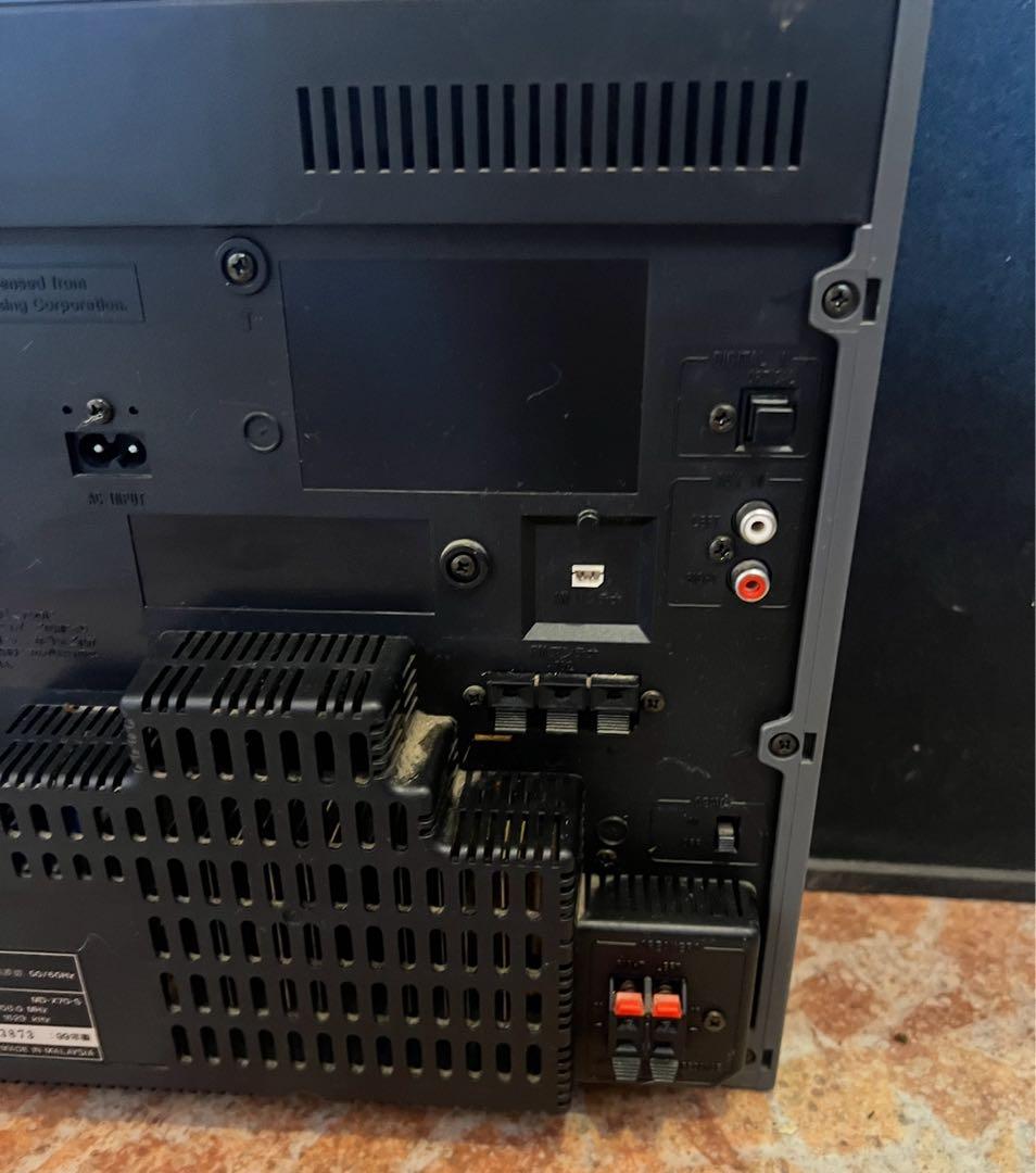 ラジオ・コンポ SHARP MD-X70-S