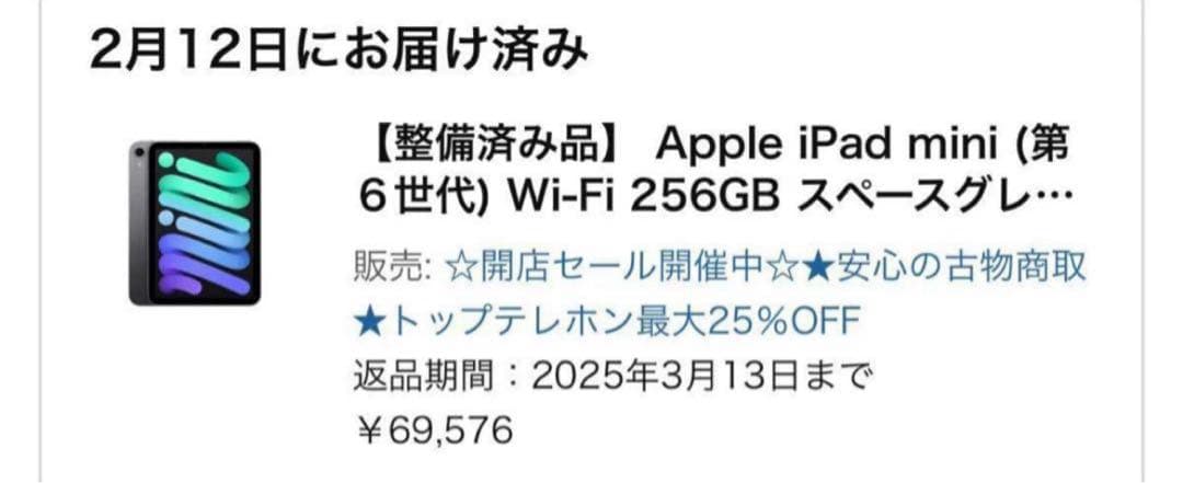 AppleiPadminiWi-Fiモデル256GBスペースグレイ