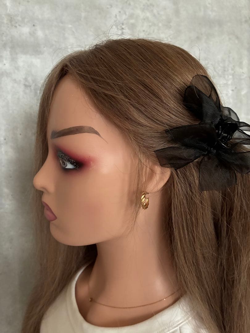 中古｜人毛100％フルウィッグ｜アッシュブラウン｜巻き髪・アレンジ向け