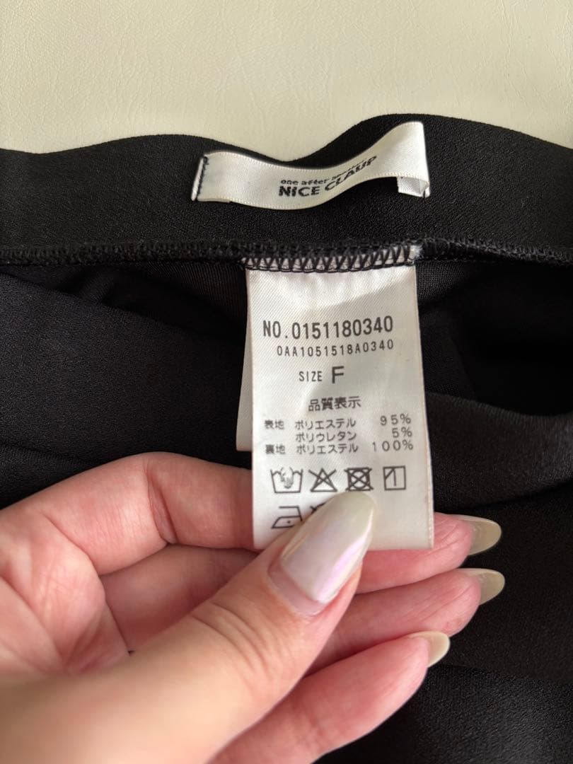 NICE CLAUP 肩リボンワンショルダー　水着