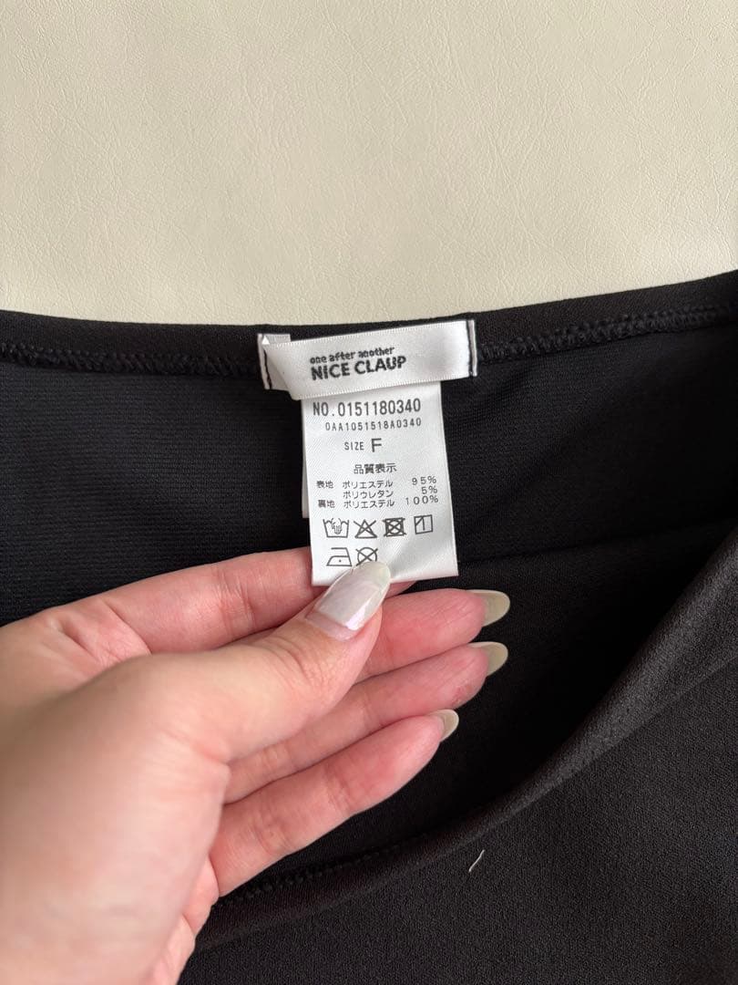 NICE CLAUP 肩リボンワンショルダー　水着