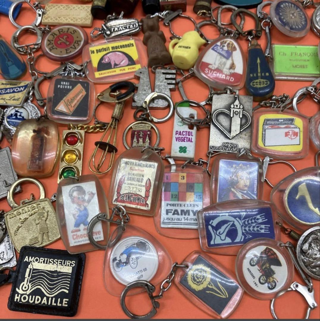 フランス雑貨★フレンチキーホルダー大量100個セット②★ワイン　フレンチパブ