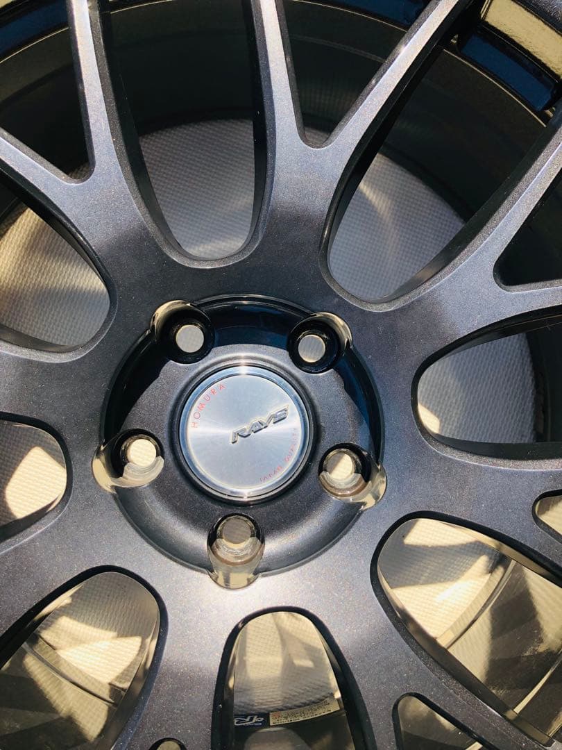 シゲ　4/4 rays ホムラ 8.5j43 2x8GTS 19インチ