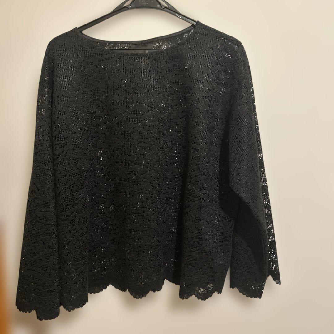 【10000円値引き】ハグオーワーオーガニックコットンレースブラウス