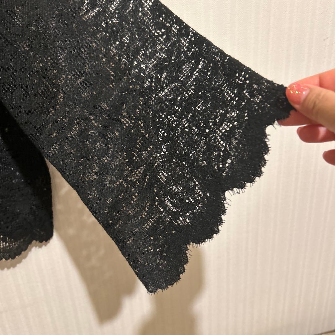 【10000円値引き】ハグオーワーオーガニックコットンレースブラウス