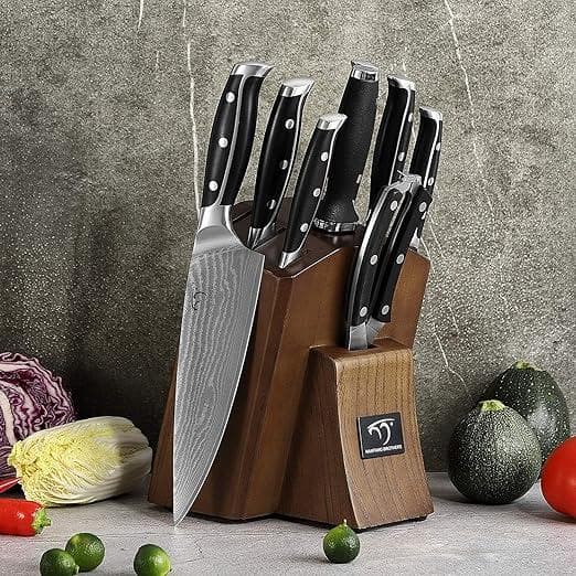 包丁セット 9点セット ダマスカス VG10鋼 67層 三徳包丁 シェフナイフ