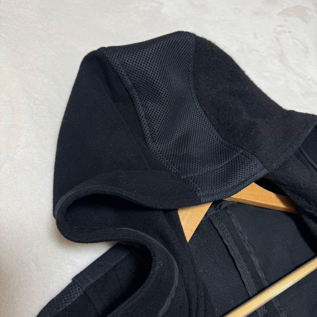 希少　アンダーカバー　メルティングポット期　コート　カシミヤ使用 異素材　黒