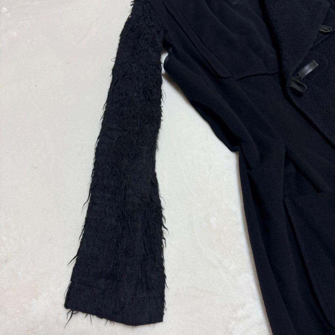 希少　アンダーカバー　メルティングポット期　コート　カシミヤ使用 異素材　黒