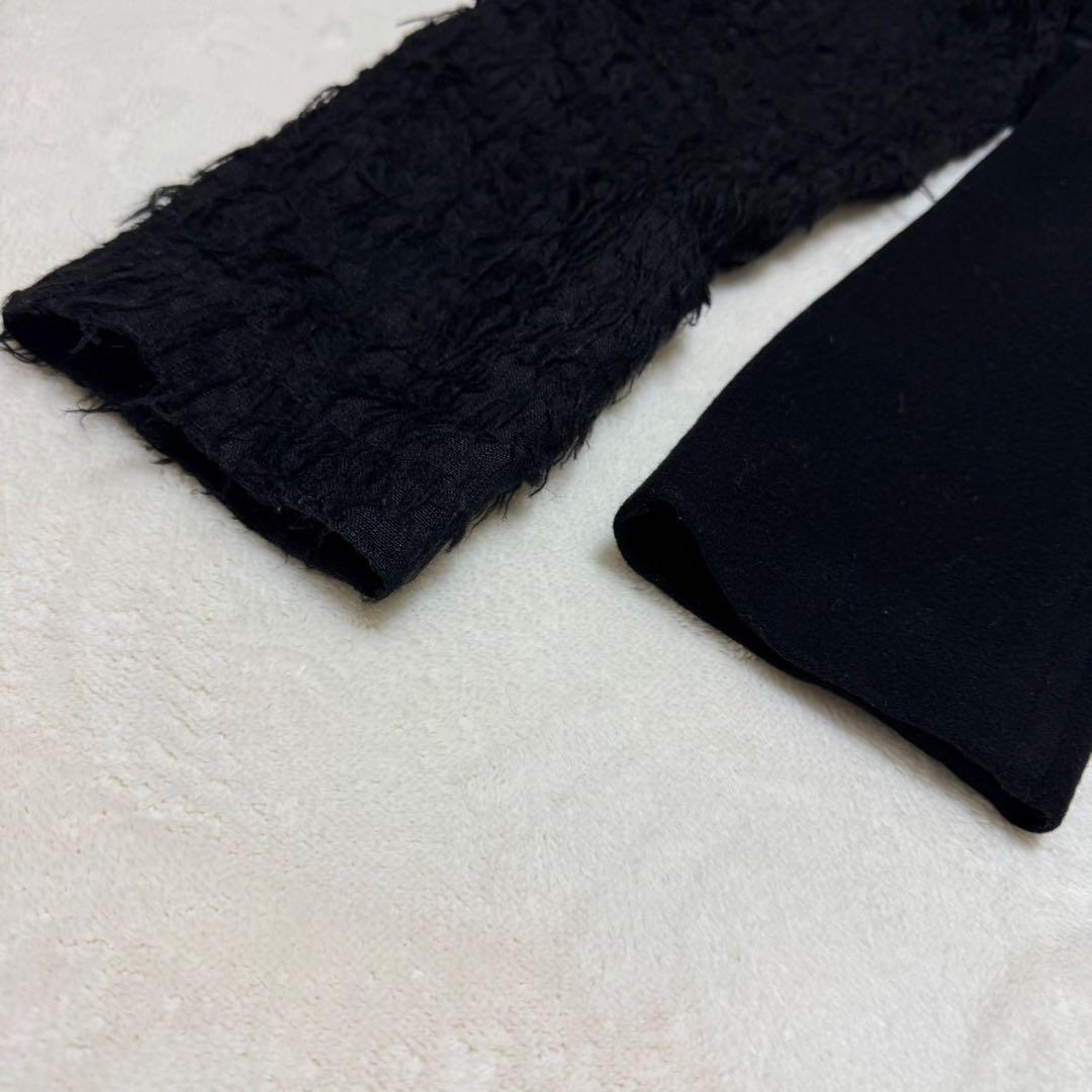 希少　アンダーカバー　メルティングポット期　コート　カシミヤ使用 異素材　黒