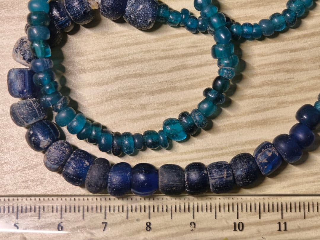 瑠璃玉 硝子玉 出土 古墳時代