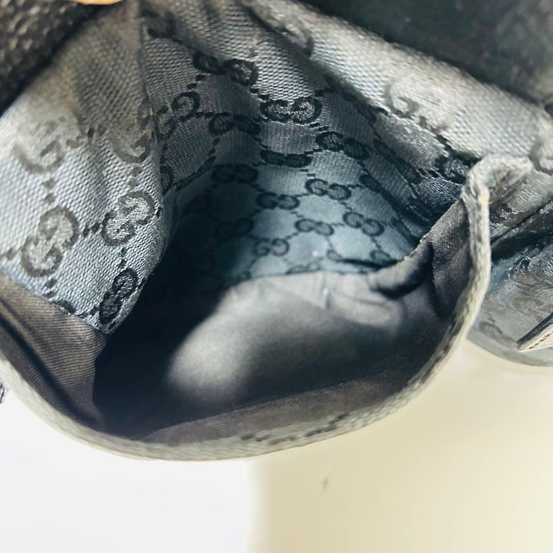 GUCCIグッチ GGキャンバス レザー ボディバッグ ウエストポーチ