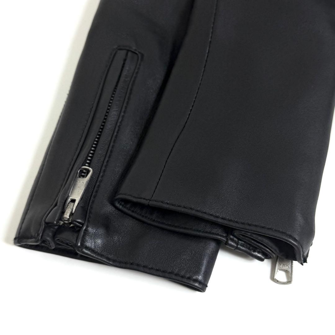 ADAM ET ROPE レザージャケット ブラック L