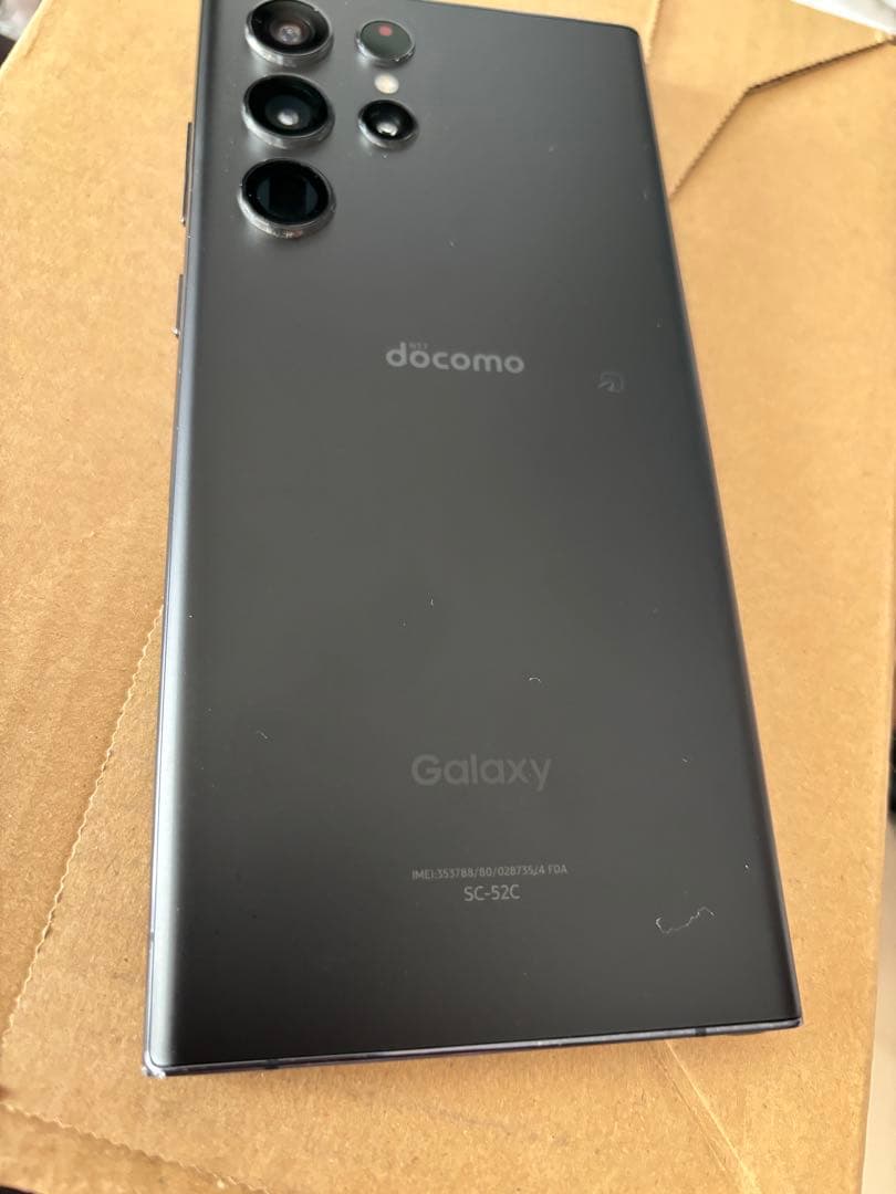 Galaxy SC-53C docomo S22 ultra BLACK 本体