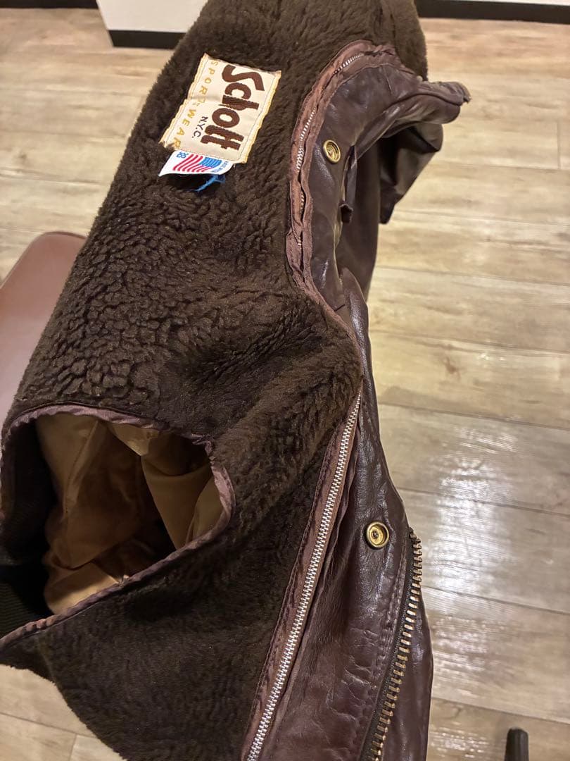 SCHOTTショットA-2レザージャケット184SM USA38