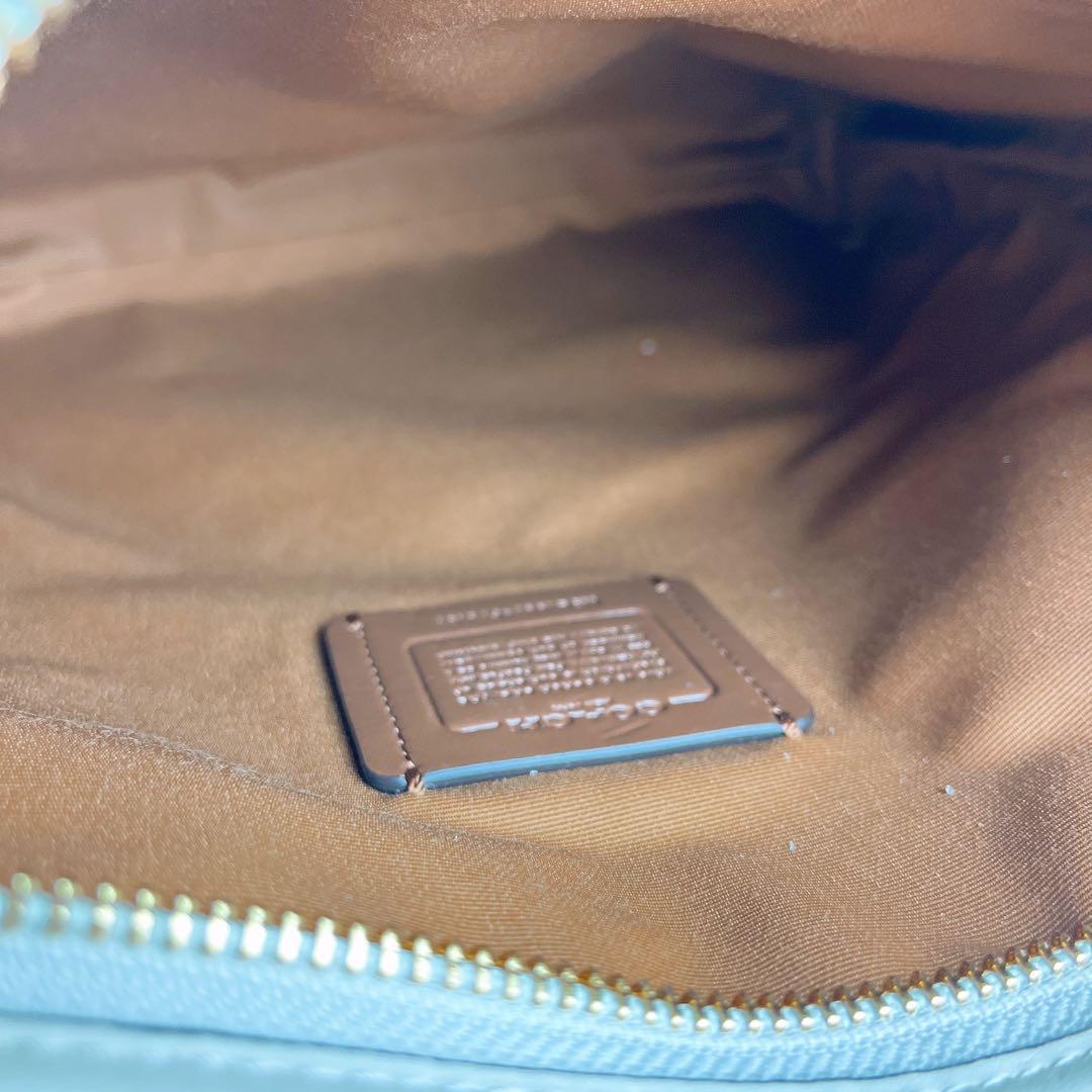 美品☆COACHコーチ ショルダーカメラバッグ メンズ レザー シグネチャー